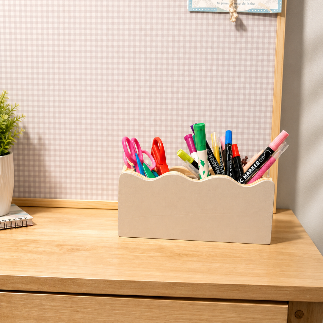 Organizador para escritorio ondas
