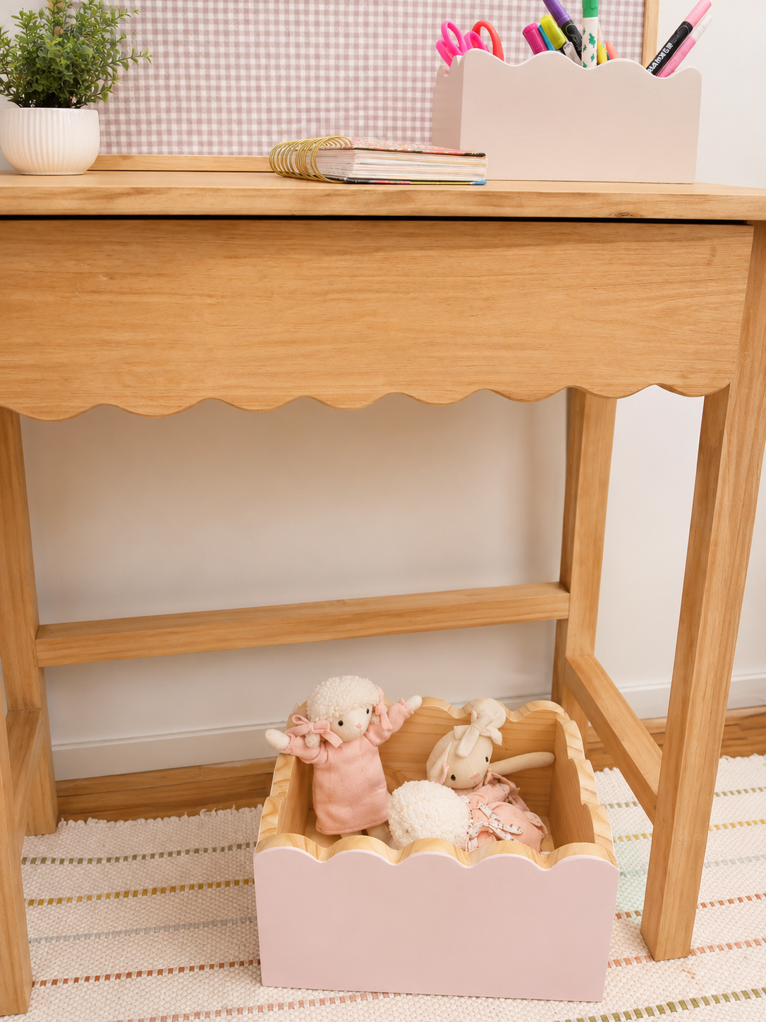 Caja organizadora con ondas