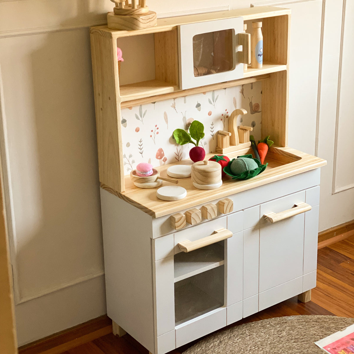 cocinita infantil de madera