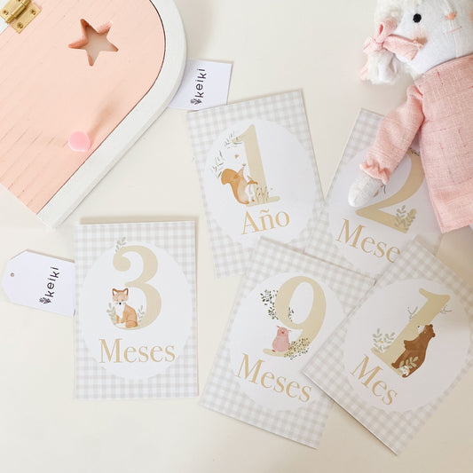 Tarjeta meses