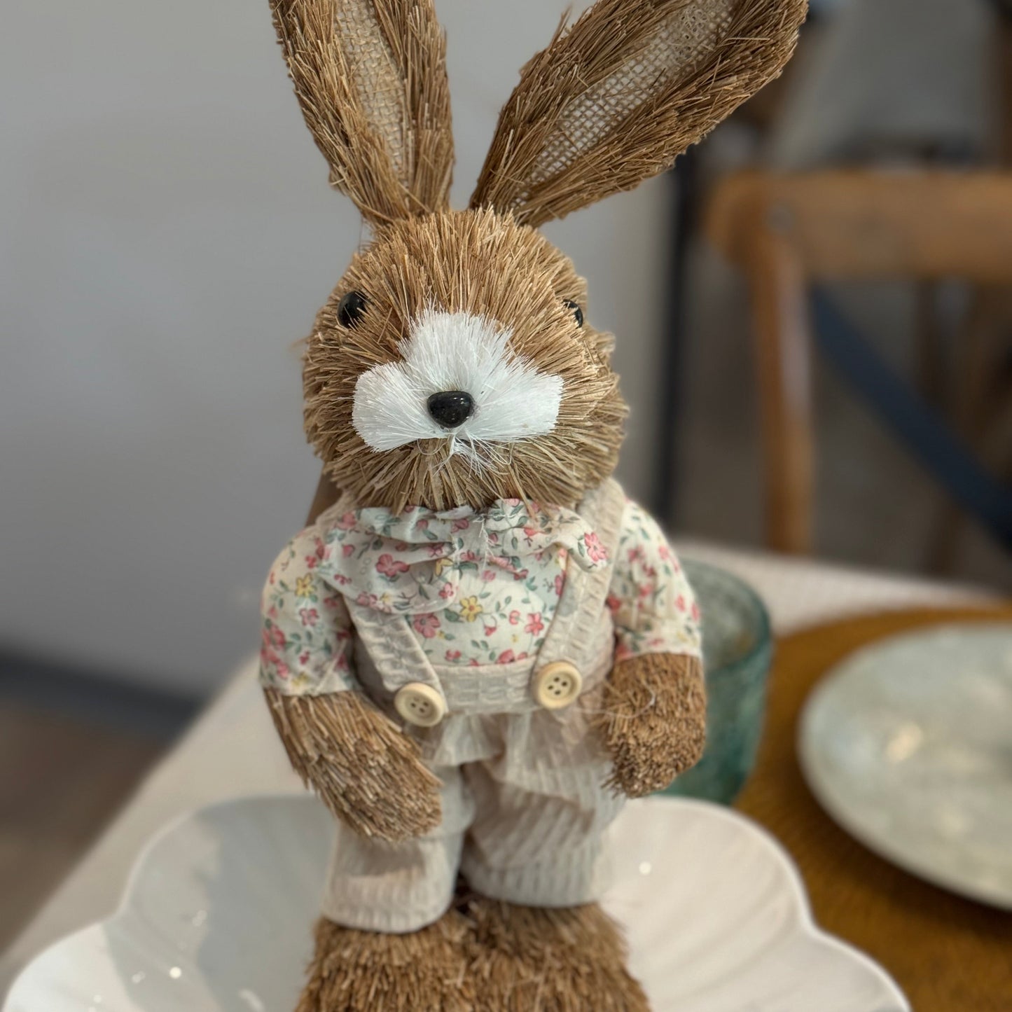 conejo de pascua de resureccion para decoracion de mesa