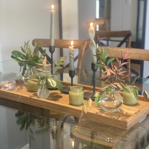 Bandeja rústica decorativa