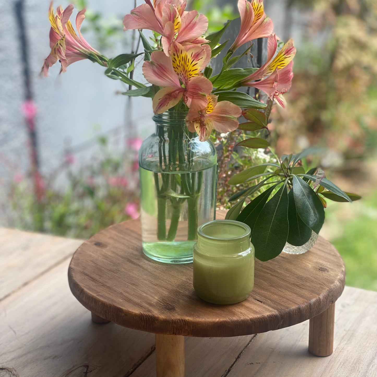 Pedestal Redondo Rústico