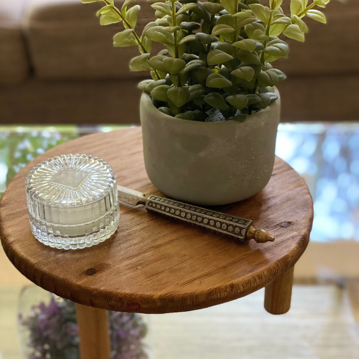 Pedestal Redondo Rústico