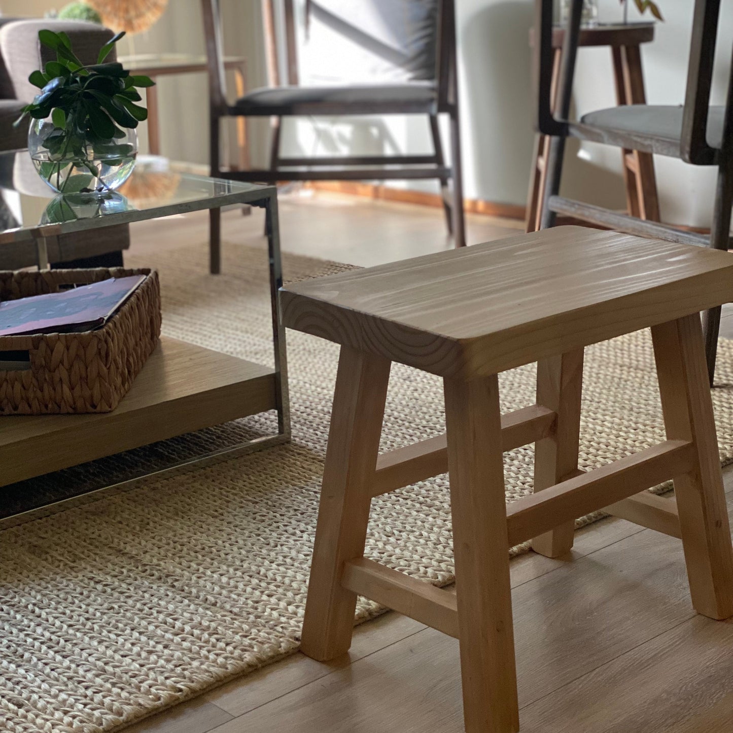 piso de madera pequeño para salas de estar o living 