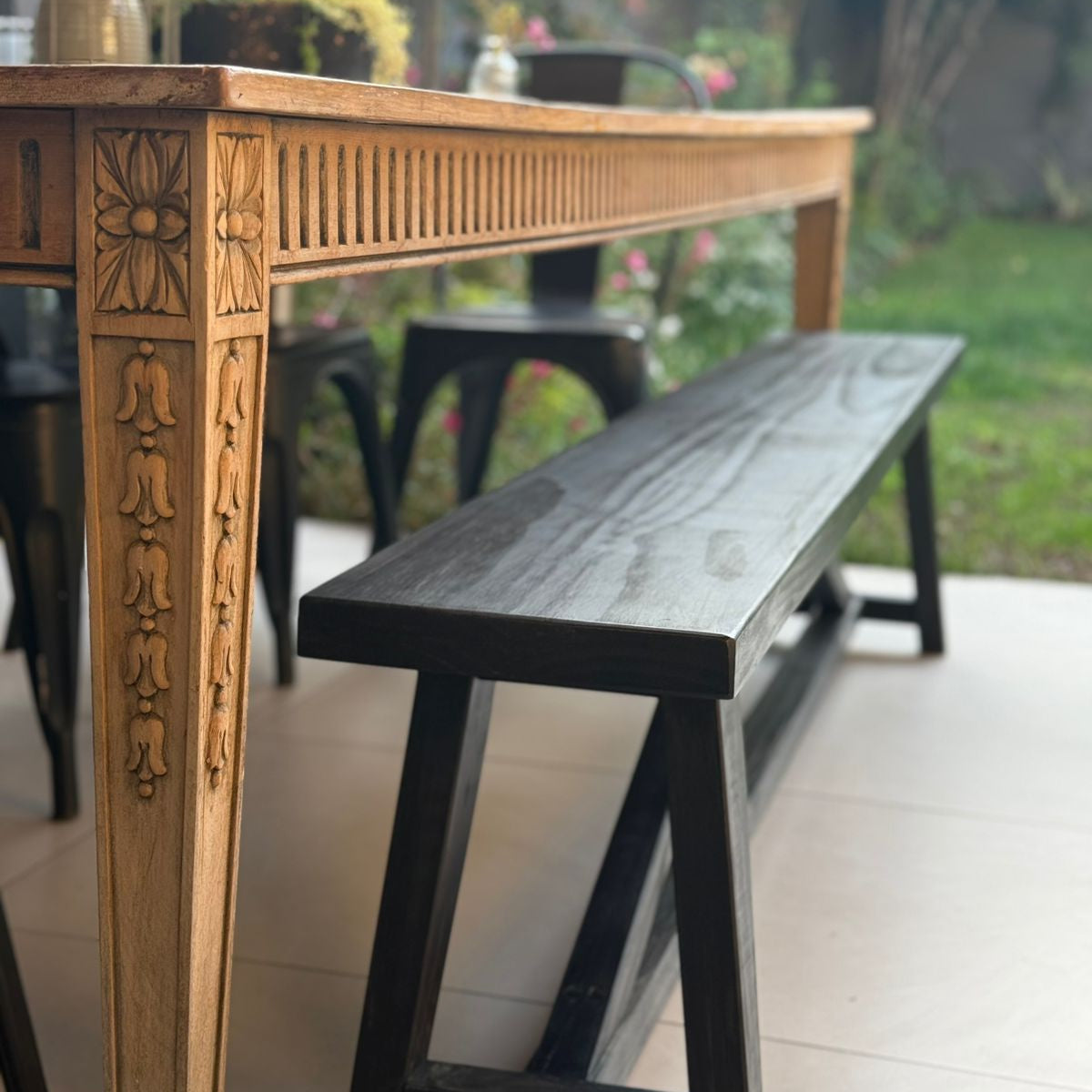 banqueta de terraza 