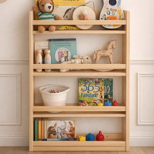 biblioteca de madera librero infantil 