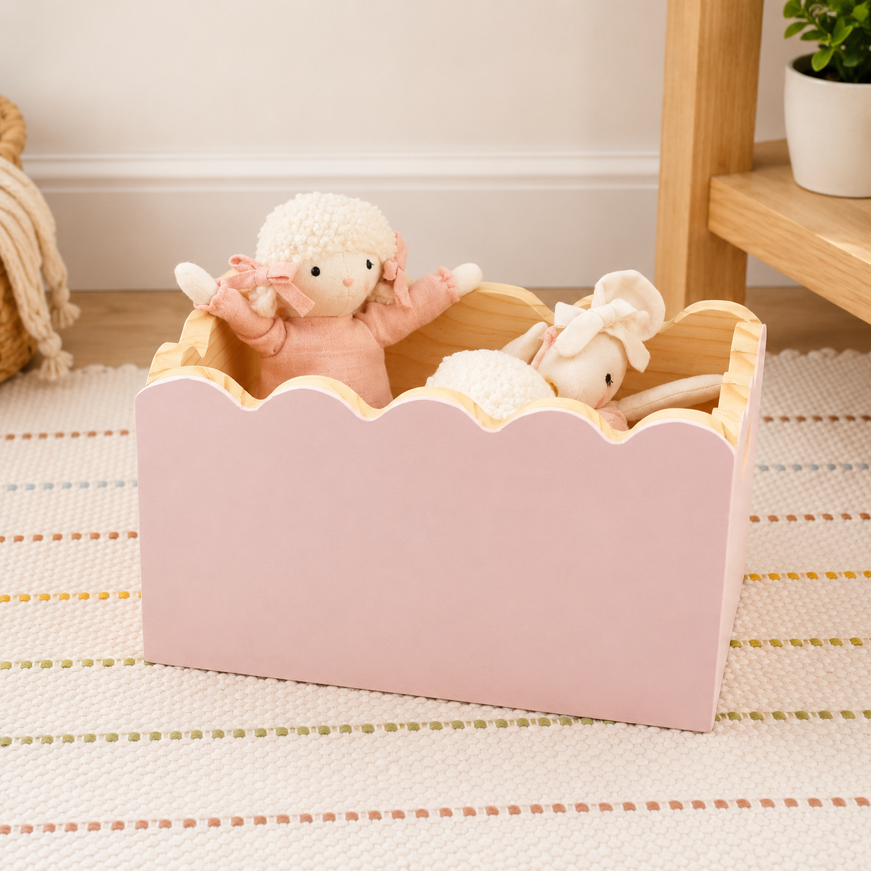 Caja organizadora con ondas