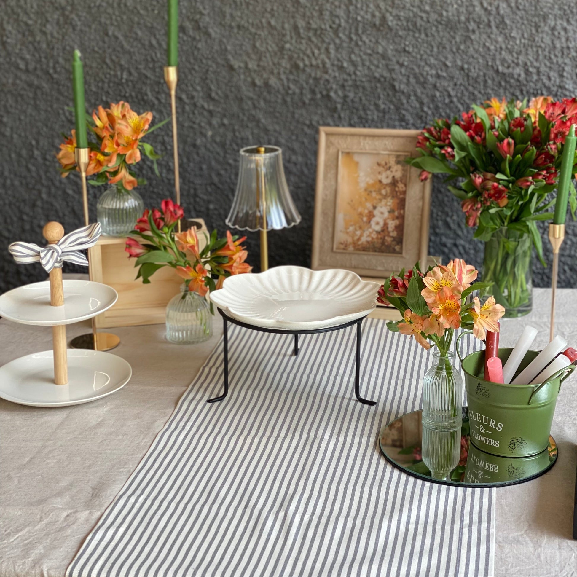 objetos decorativos para mesa de celebracion 