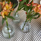 floreros decorativos pequeños de vidrio 