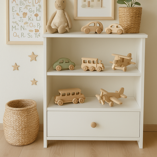 juguetero de madera infantil 