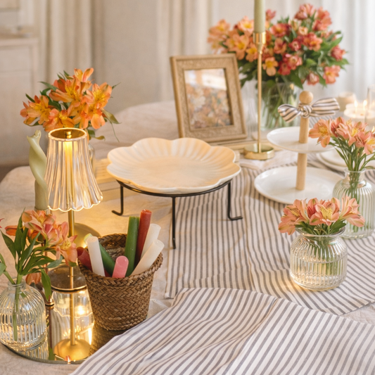 kit para decoracion de mesas elegante de celebracion 