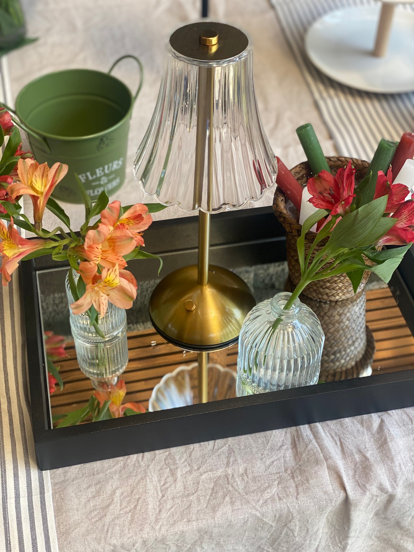 lampara recargable decorativa para iluminar espacios 