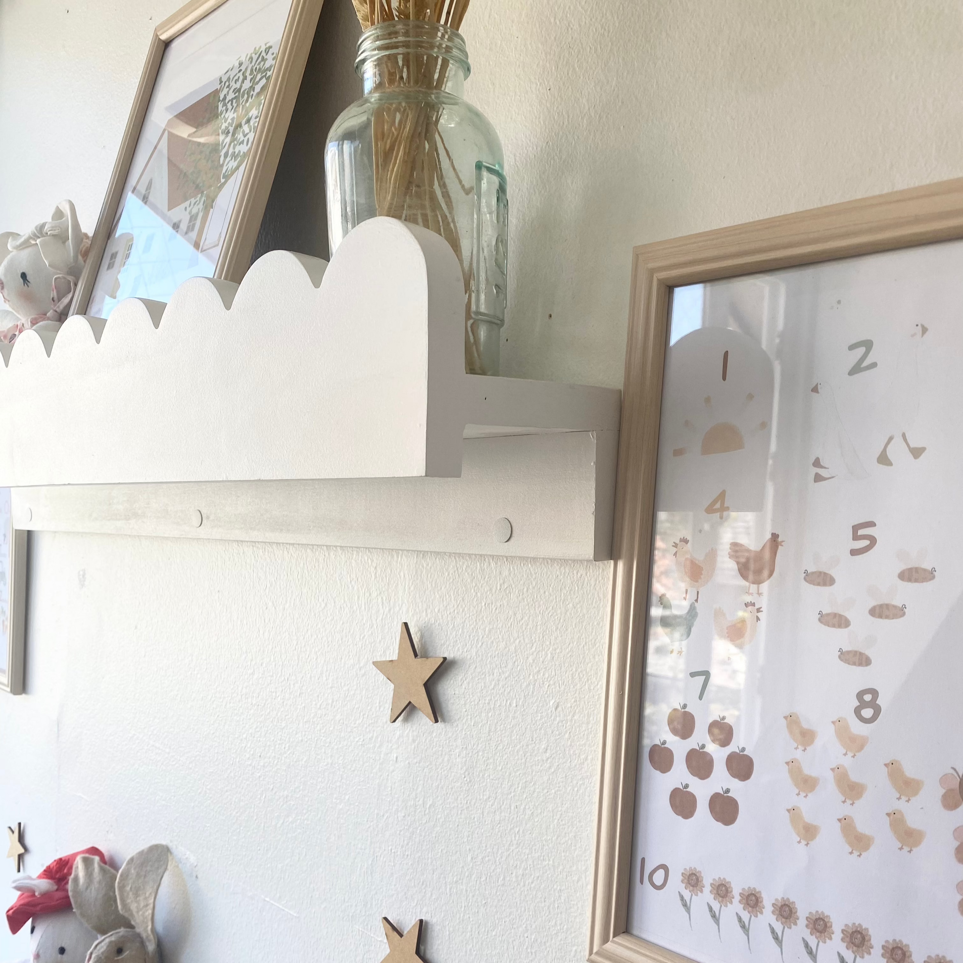 repisa para decorar habitación infantil 