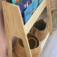 mueble para almacenar juguetes y exponer libros infantiles