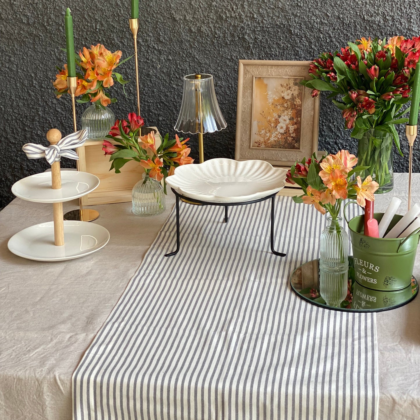 decoración de mesa elegante 