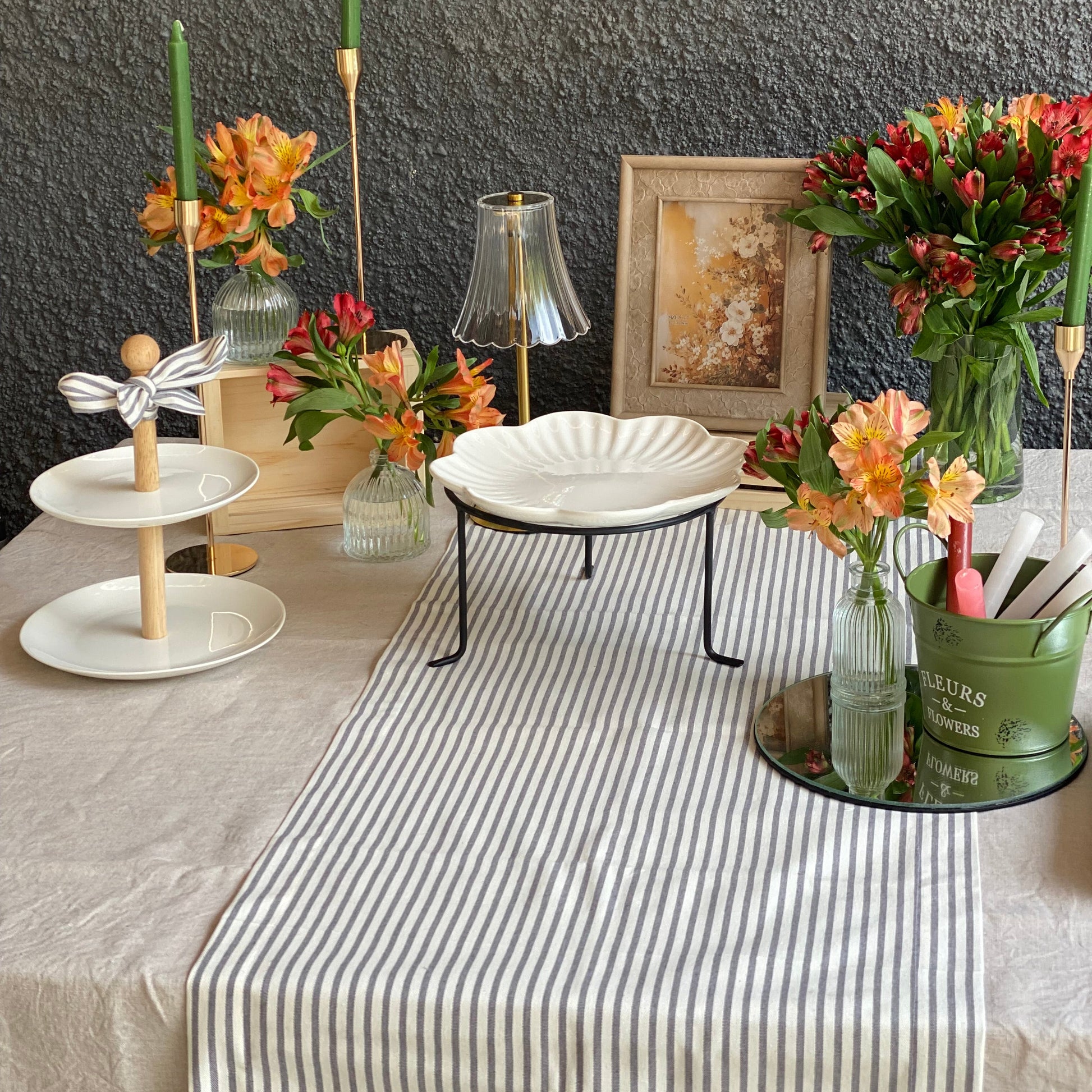 decoración de mesa elegante 
