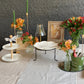 torteros, velas, candelabros y floreros para decoracion de mesa
