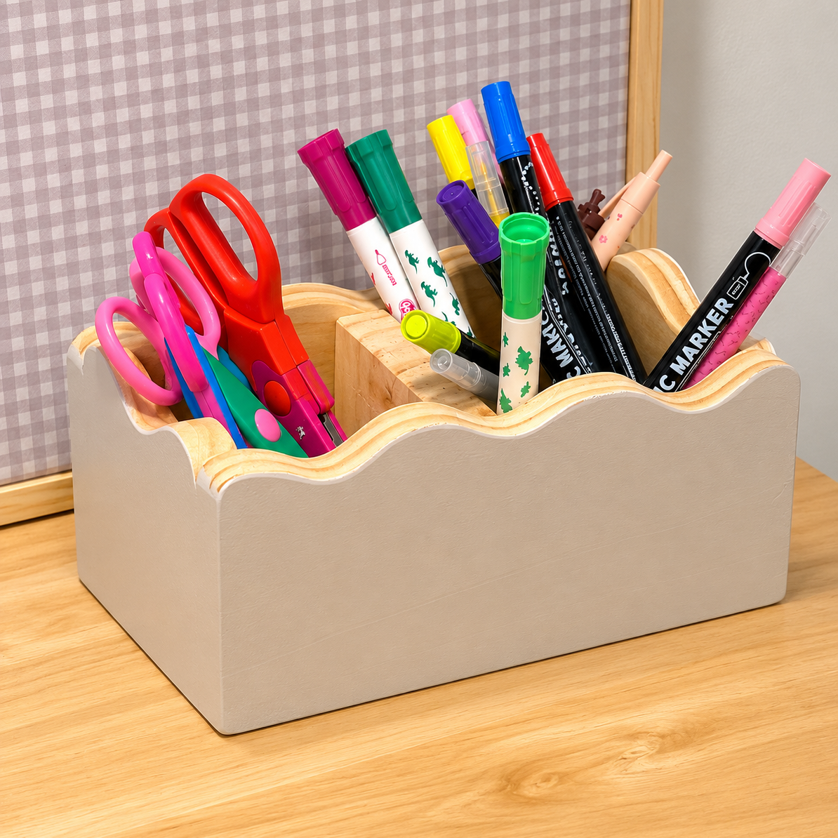 Organizador para escritorio ondas