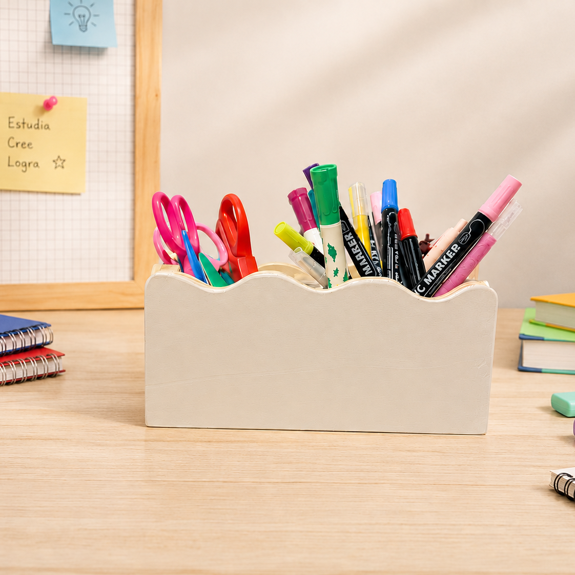 Organizador para escritorio ondas