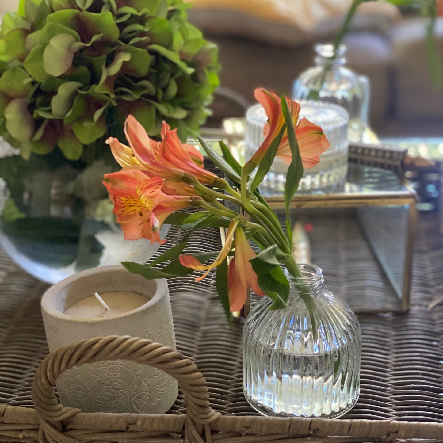 florero pequeño para decorar tu mesa de celebracion 