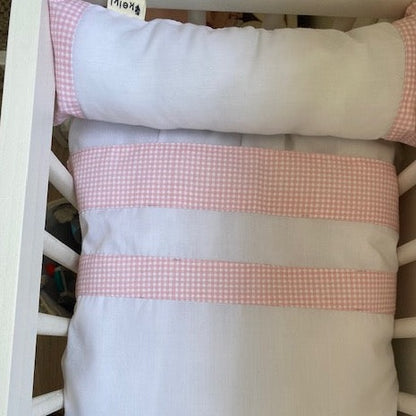 sabanas para cuna de muñeca de madera blanca