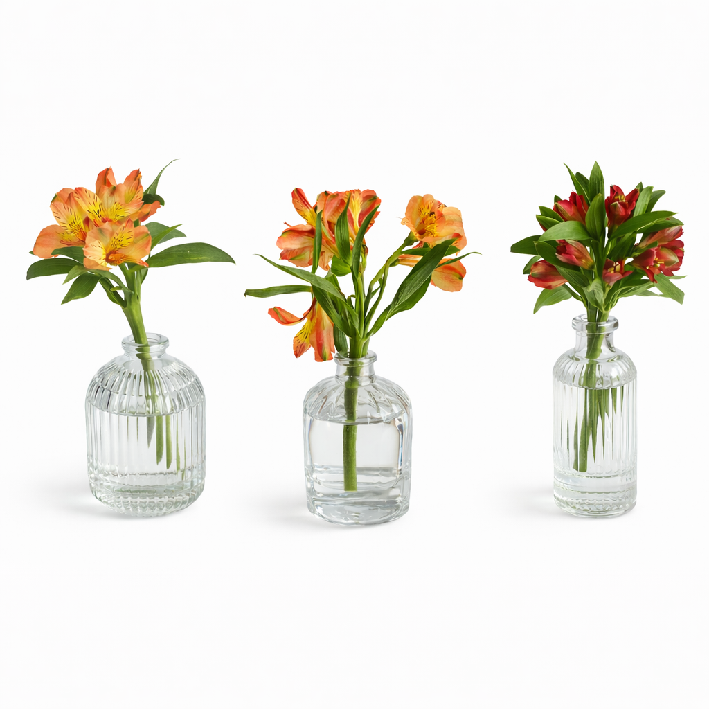 jarrones decorativos de vidrio para decorar tu hogar 